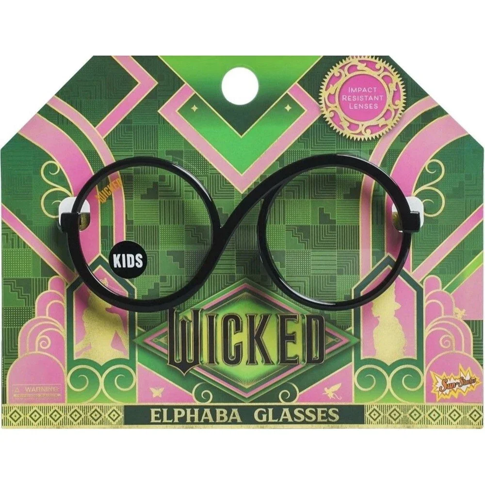 Wicked Official Universal Studios Elphaba SunStaches Child Glasses